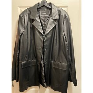 Excelled Leather 3-Button Blazer XXLT